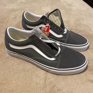 Vans Old Skool gray and white shoes